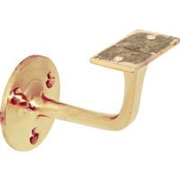 Unbranded Handrail Bracket Polished in Brass