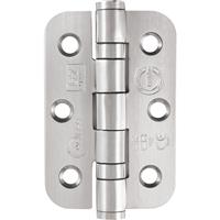 Eclipse Grade 7 Ball Bearing Radius Hinge Satin (2 Pack) in Stainless Steel