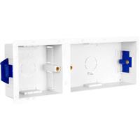 Axiom Dry Lining Box 2 Gang + 1 Gang in White