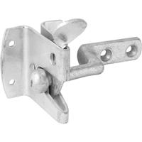 Heavy Auto Gate Latch Galvanised in Silver Steel