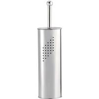 Croydex Toilet Brush and Holder in Silver Steel