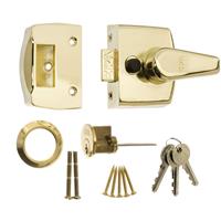 ERA Replacement Nightlatch Door Lock 60mm Effect in Brass