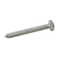 Forgefix Self Tapping Pan Head Pozi Screw 1/2" x 6 (200 Pack) in Silver
