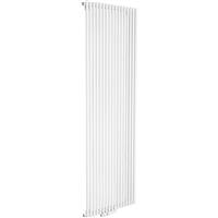 Ximax Kingston Vertical Designer Radiator 1800 x 400mm 2713Btu in White Steel
