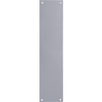 Eclipse Aluminium Finger Plate Plain 300x75mm in Silver
