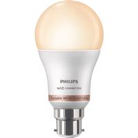 Philips WiZ A60 LED Tunable White Smart Light Bulb B22 8W 806lm
