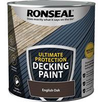Ronseal Ultimate Protection Decking Paint 2.5L in English Oak
