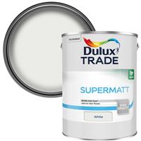 Dulux Trade Supermatt Paint 5L in White