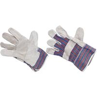 Unbranded Canadian Rigger Gloves in Grey Leather