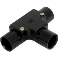 Profix 25mm PVC Conduit Inspection Tee in Black