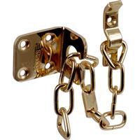 Sterling Heavy Duty Door Chain Brass Plated in Gold