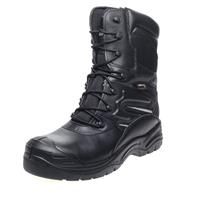 Apache Men's Combat Waterproof Safety Boots in Black