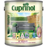 Cuprinol Garden Shades Exterior Paint 2.5L Urban Slate in Black