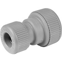 Unbranded Straight Reducer 15 x 10mm in Grey Plastic