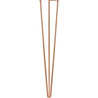 Rothley 3-Pin Hairpin Leg 710mm Polished (2 Pack) in Copper Steel