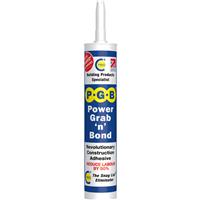 PGB C-Tec Power Grab n Bond Construction Adhesive 290ml in White Plastic