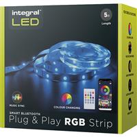 Integral LED Plug and Play Strip Kit IP20 Bluetooth App Control (5M)