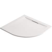Mira Flight Level Quadrant Anti-slip Shower Tray 1000 x 1000mm in White Acrylic