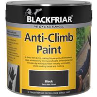 Blackfriar Anti-Climb Paint Black 1L Plastic