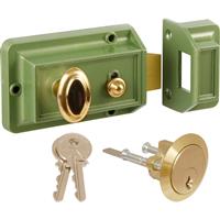 Traditional Nightlatch Standard in Green