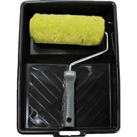 Pinnacle Masonry Roller Kit (3 Pc) in Yellow Plastic