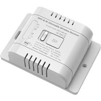 1 Channel Kinetic Switch Receiver Dimmable Smart WIFI+Bluetooth in white