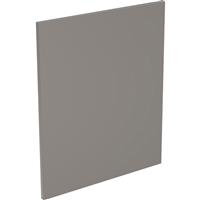 Kitchen Kit Flatpack Slab Appliance Door Super Gloss 715x596mm in Dust Grey Mdf