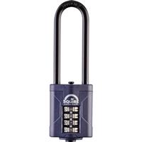 Squire Combination Weatherproof Padlock 40 x 6 x 63mm LS in Blue Die Cast Zinc Alloy