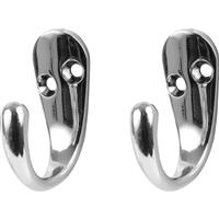 Robe Hook Single (2 Pack) in Chrome