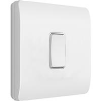 Culina Single Kinetic Slim Grid Switch in White