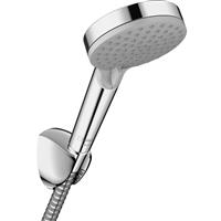 Hansgrohe Vernis Blend 2 Spray Fixed Wall Bracket Shower Kit in Chrome Brass