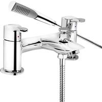 Bristan Capri Taps Bath Shower Mixer in Chrome Brass