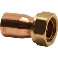 Endex End Feed Straight Tap Connector 15mm x 1/2" in Copper