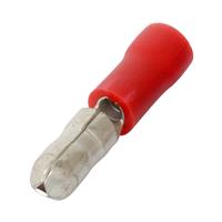 Unbranded Bullet Connectors Male 1.5mm (100 Pack) in Red