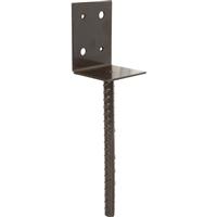 Powapost Concrete-in Sleeper / Base Anchor Bracket Powder Coated Steel