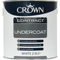 Crown Contract Undercoat Paint 2.5L in White