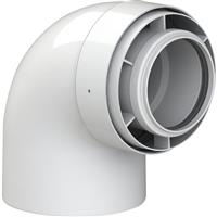Viessmann Vitodens Flue Bend 87deg in White