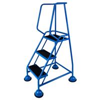 Barton Three Tread Mobile Step 1425 x 580 x 795mm Steel