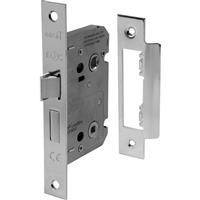 Eurospec Bathroom Lock 3" Polished in Nickel
