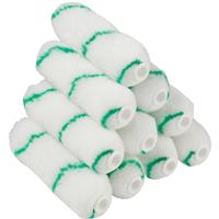 Hamilton Prestige Mini Medium Pile Roller Sleeves 4" (10 Pack) in White