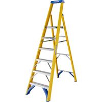 Werner Fibreglass Platform Step Ladder 6 Tread SWH 3.15m