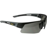 DeWalt Crosscut Safety Glasses Smoke in Black Rubber