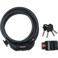 Master Lock High Security Cable Lock Keyed 10 x 1800mm in Black Braided Steel