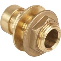 Pegler Yorkshire Tectite Sprint Push-Fit Tank Connector 22mm x 3/4" in Gold Brass