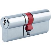 ERA 3 Star Euro Double Cylinder 37-45mm Polished in Chrome Brass