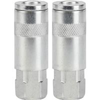Draper BSP 1/4" Coupling Female (2 Piece) in Silver