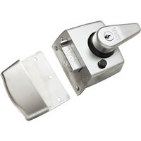 ERA BS High Security Nightlatch Satin Chrome Standard in Silver