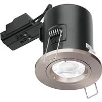 Aurora Fixed Fire Rated GU10 Downlight Satin in Nickel