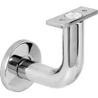Eclipse Handrail Bracket Polished in Stainless Steel