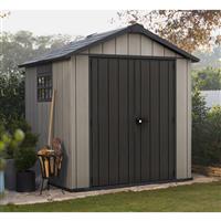 Keter Oakland Shed 7' x 7' in Grey Steel Reinforced Plastic